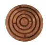 Obiect decorativ Giftdeco DNU-005, metal și lemn, diametru 12,5 cm, stil clasic