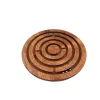 Obiect decorativ Giftdeco DNU-005, metal și lemn, diametru 12,5 cm, stil clasic