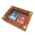 Set de carti Giftdeco DNU-007, lemn, sticla si alama, 15 x 11,4 cm