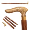 Obiect decorativ Giftdeco DNU-015, alamă și lemn, lungime 91,5 cm, stil clasic