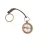 Breloc busola Giftdeco CL336/1, metal si sticla, finisaj alama, 3 x 17 cm