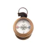 Breloc busola Giftdeco CL336/1, metal si sticla, finisaj alama, 3 x 17 cm