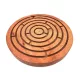 Obiect decorativ Giftdeco G1301A, metal și lemn, diametru 20 cm, stil minimalist, clasic, scandinav