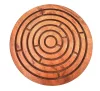 Obiect decorativ Giftdeco G1301A, metal și lemn, diametru 20 cm, stil minimalist, clasic, scandinav