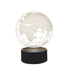 Lampa LED glob Giftdeco P108, 7 culori, USB, 17 cm