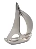 Machetă iaht decorativ Giftdeco N-1647 din metal, înălțime 36 cm