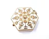 Cutie cadou Giftdeco B0035-08WH, metal, 5 x 5 x 2cm