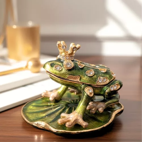 Obiect decorativ Giftdeco B0746-54, metal, 6,5 x 6,7 x 4,5cm