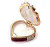 Cutie pentru bijuterii Giftdeco B0747-00, metal, 4,8 x 4 x 2,5 cm