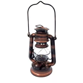   Lampă decorativă Giftdeco DT245F, sticlă și metal, 11,5 x 9,5 x 19 cm, stil nautic