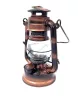 Lampă decorativă Giftdeco DT245F, sticlă și metal, 11,5 x 9,5 x 19 cm, stil nautic