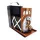 Obiect decorativ Giftdeco, plastic și metal, 19 x 11 x 17,5 cm, stil retro, vintage, clasic