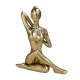 Figurină decorativa Giftdeco, rășină, 12,8 x 6,5 x 15,8 cm, stil glamour, modern