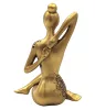 Figurină decorativa Giftdeco, rășină, 12,8 x 6,5 x 15,8 cm, stil glamour, modern