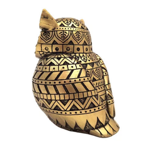 Obiect decorativ Giftdeco, rășină, 10,1 x 10,1 x 13,6 cm, stil glamour, modern