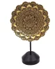 Figurina Mandala ovala Giftdeco 44032FJH, polirasina aurie, 28 cm