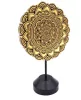 Figurina Mandala ovala Giftdeco 44032FJH, polirasina aurie, 28 cm