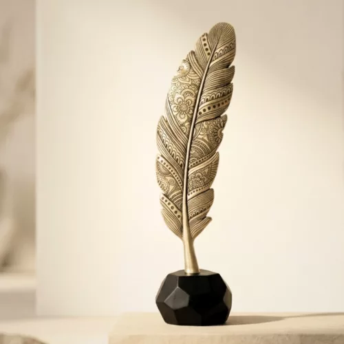 Obiect decorativ Giftdeco, rășină, 8 x 7,6 cm, stil glamour, modern