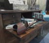 Stereoscop retro Hemisferium H60, aluminiu, piele, plastic, lemn și MDF, înălțime 12 cm, lățime 15 cm