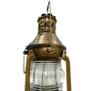 Lampa nautica retro Giftdeco SL9, metal, aspect alama invechita, 34 x 16 cm