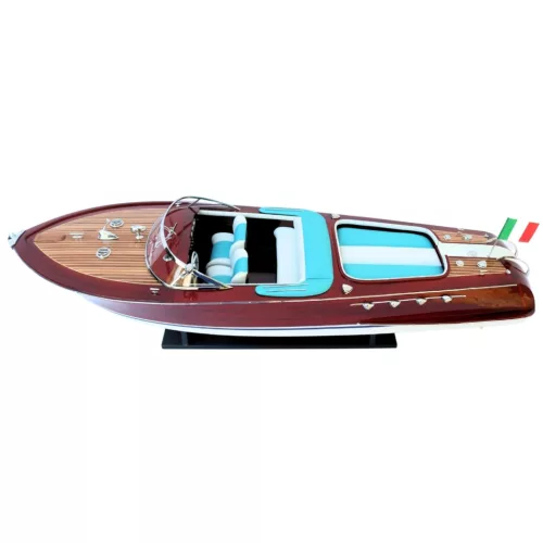 Machetă navala Giftdeco, lemn, stil vintage, nautic, modern