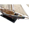 Machetă navala Giftdeco BL80, lemn, 80 x 12,5 x 65 cm, stil nautic
