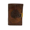 Caiet Giftdeco AH01 cu Arborele Vietii, piele de capra, 200 pagini, 18 x 13 cm