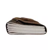 Jurnal din piele naturala Giftdeco AH02, 200 pagini, curea si cheita, 18 x 13 cm