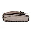 Jurnal Giftdeco AH05, piele de capra si metal, soare si luna, 200 pagini, 18 x 13 cm, stil vintage