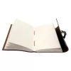 Jurnal Giftdeco AH06, piele de bivol și metal, 20 x 15 cm, stil retro, vintage, clasic