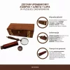 Set cadou retro Giftdeco NC102369, luneta, compas si lupa