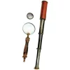 Set cadou retro Giftdeco NC102369, luneta, compas si lupa