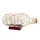 Corabie decorativă Giftdeco S2036B, sticlă și lemn, 18 x 7,5 x 8,5 cm, stil nautic, clasic, boho