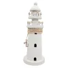 Far decorativ Giftdeco DT2509 din lemn, 9,5 x 9,5 x 25 cm, stil nautic
