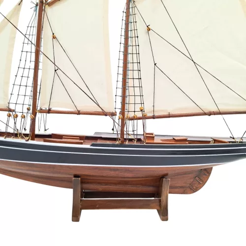 Machetă navală Bluenose Giftdeco 518-78B – 78 x 11,5 x 66 cm, lemn și pânză