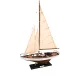 Model iaht cu vele Giftdeco 50445 – 45 x 13 x 66 cm, decor nautic
