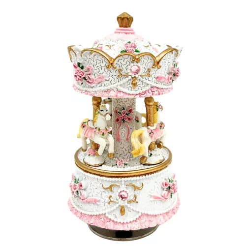Cutie muzicala Giftdeco MP-333, plastic și rășină, 15 x 8,5 x 8,5 cm