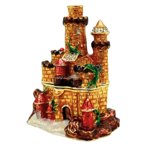 Casetă decorativa Giftdeco HX580, metal, 6,5 x 4,5 x 7,5 cm