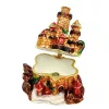 Casetă decorativa Giftdeco HX580, metal, 6,5 x 4,5 x 7,5 cm
