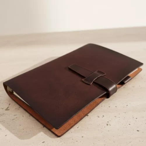 Jurnal Giftdeco EE3, piele, stil retro, vintage, clasic