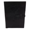 Jurnal A5 Giftdeco EE4 din piele naturala, negru, stil retro