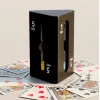 Clepsidră Giftdeco STW6, sticlă și MDF, înălțime 11 cm, stil minimalist, modern