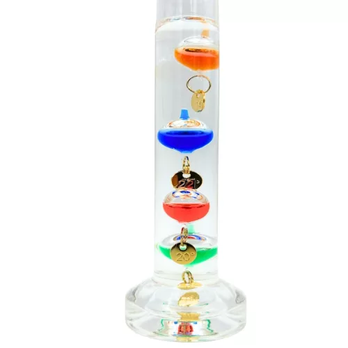 Termometru Galilei Giftdeco GA10, sticla, 15 cm