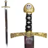 Replică decorativa Giftdeco, alamă și oțel, lungime 98,5 cm
