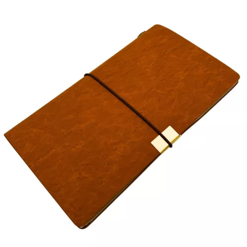 Obiect decorativ Giftdeco EE7, piele și metal, 20 x 12 cm