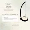 Obiect decorativ Giftdeco SP012, inox și plastic, înălțime 38 cm