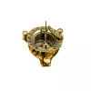 Busolă Giftdeco SD14K, alamă și sticlă, 7,5 cm x 7,5 cm x 3 cm, stil retro, vintage, clasic