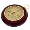 Stație meteo Giftdeco YG386, barometru, termometru și higrometru, MDF și alamă, diametru 15 cm