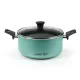 Oala Flonal The Wall cu 2 manere si capac din sticla, 20 cm, antiaderenta PB-Tech, pentru gaz/electric/vitroceramic