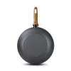 Wok Flonal Diversa, 28 cm, aluminiu forjat 100% reciclat, antiaderent pe baza de apa